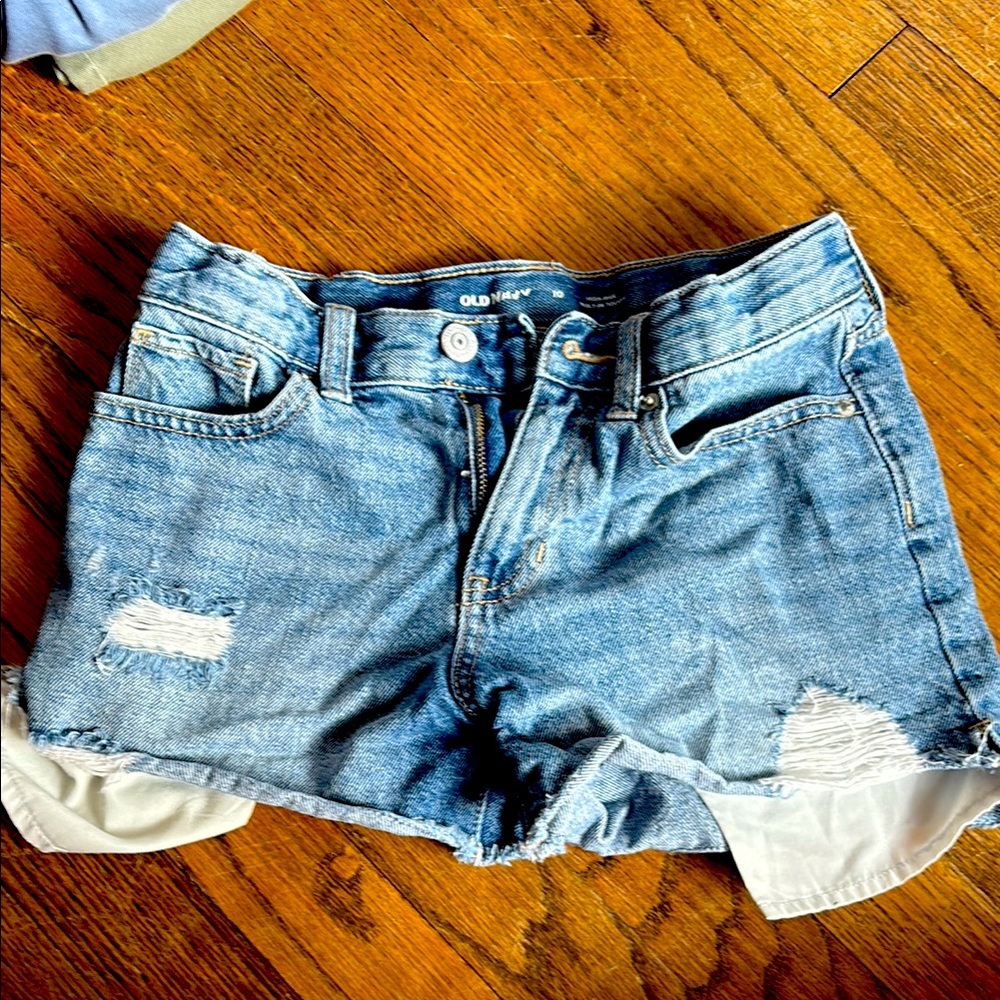 Old Navy Girls Blue Denim Shorts